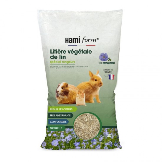 Lettiera vegetale di lino 30L Hamiform PROMO7gg